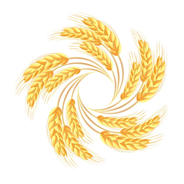 Ref-wheat ears — стоковый вектор