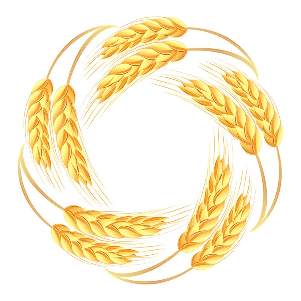 Ikona uszu pszenicy — Wektor stockowy