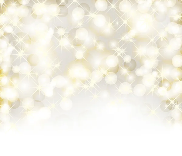 Fundo de Natal com luzes, flocos de neve e lugar para texto —  Vetores de Stock