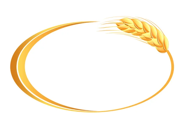 Ikona pšeničných uší — Stockový vektor