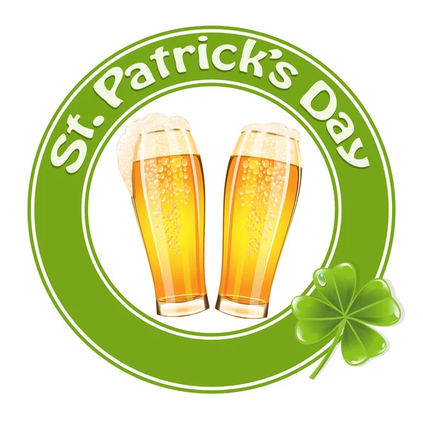 Patrick 's Day Banner — Stockvektor