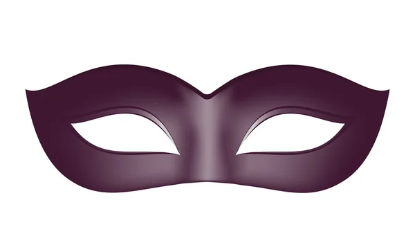 Carnival mask i svart — Stock vektor