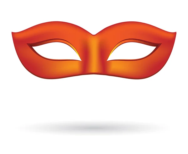 Máscaras de carnaval em vermelho — Vetor de Stock