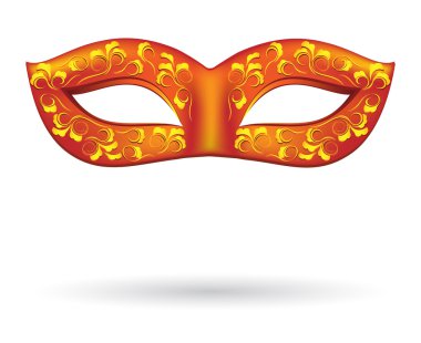 Karnaval maskesi kırmızı