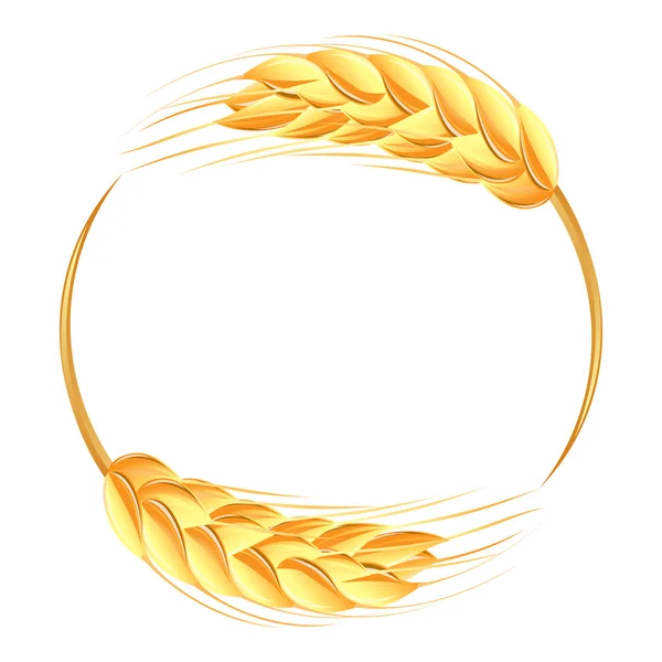 Weizenähren-Symbol — Stockvektor