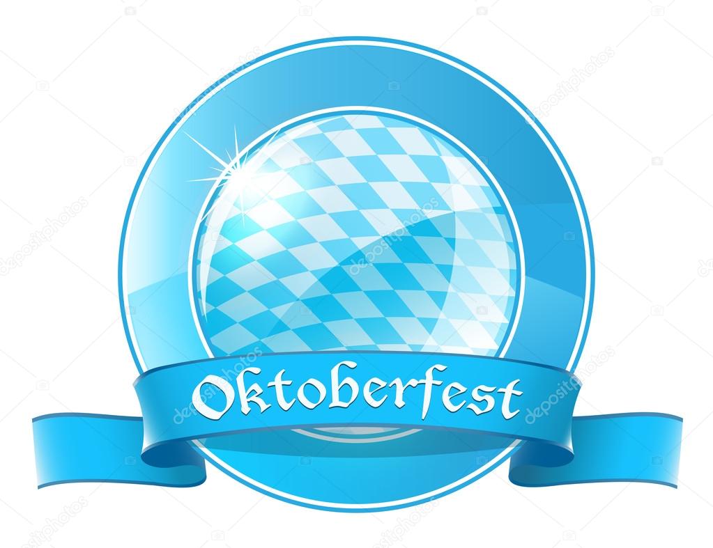 Oktoberfest round banner