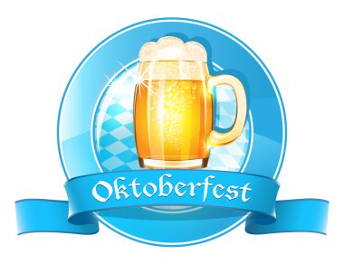 Oktoberfest yuvarlak afiş