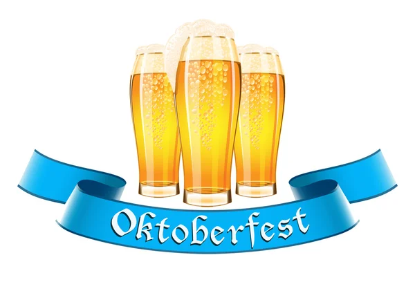 Oktoberfest-Festgestaltung — Stockvektor