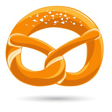 Bavarian pretzel clipart