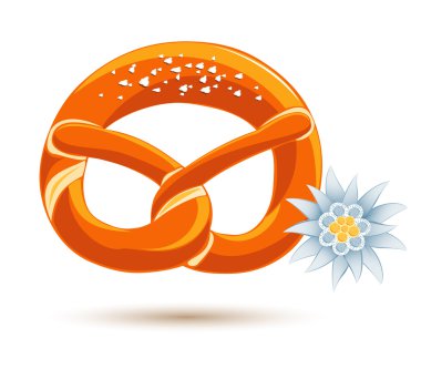 Bavyera simit ve edelweiss