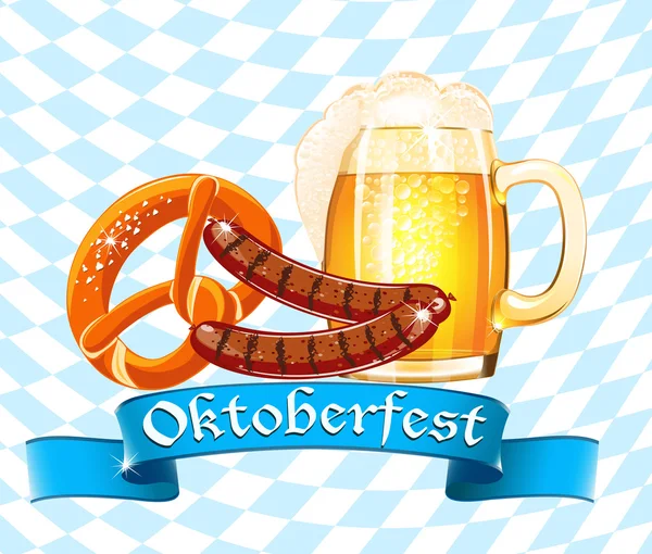 Oktoberfest fest design — Stock vektor