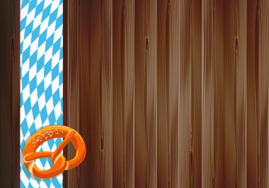Oktoberfest kutlamaları tasarımı ile eski ahşap doku