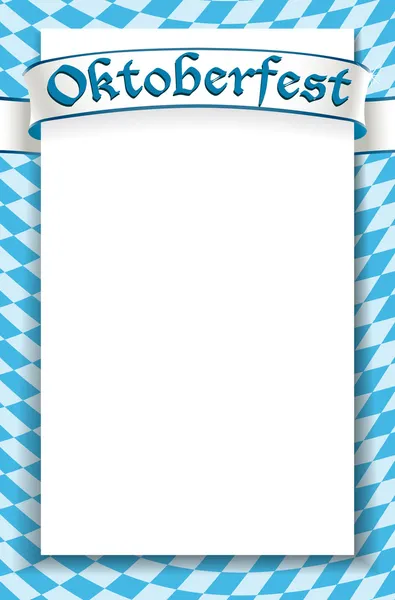 Oktoberfest feier design hintergrund — Stockvektor