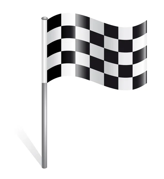 Icono bandera Rally — Vector de stock