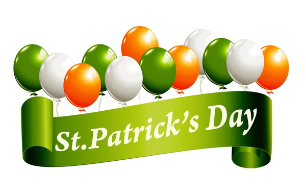 Banner del día de San Patricio — Vector de stock