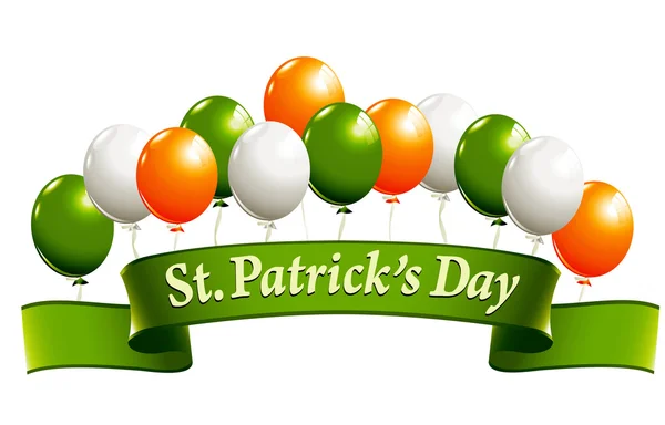 Bannière Saint-Patrick — Image vectorielle