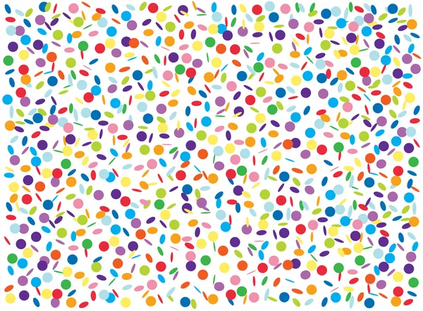 Colorful confetti background — Stock Vector