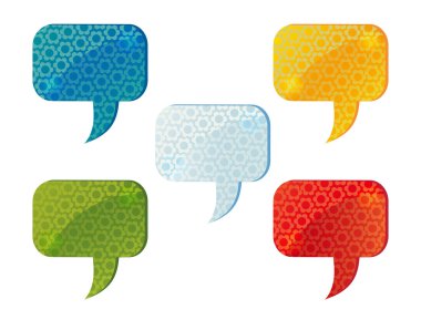 kabarcık konuşma arka plan