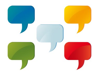 kabarcık konuşma arka plan