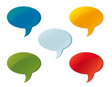 kabarcık konuşma arka plan