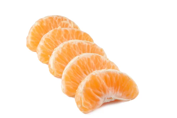 Biter av mandarin – stockfoto