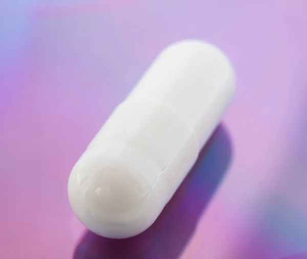 White pill. — Stock Photo, Image