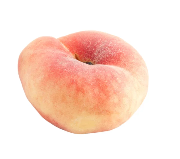Peach with an unusual shape. — Stock Photo, Image