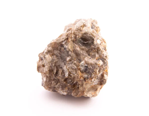 Small rock piece with mica and quartz. — Stock Photo, Image