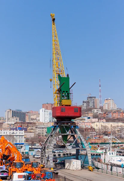 Dockside crane. — Stock Photo, Image