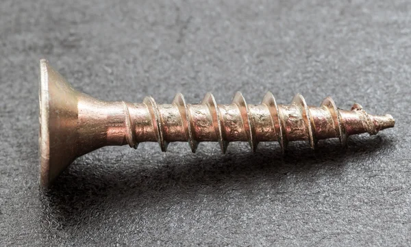 Steel screw. — Stock Photo, Image