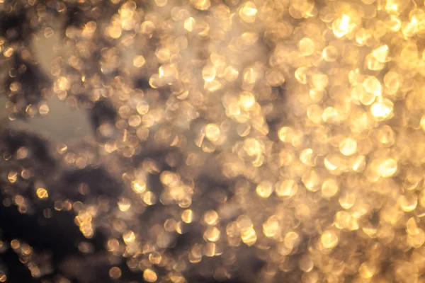 Golden bokeh background. — Stock Photo, Image