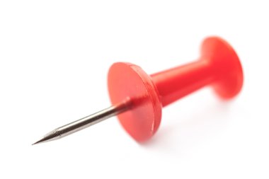 Kırmızı başparmak tacks.