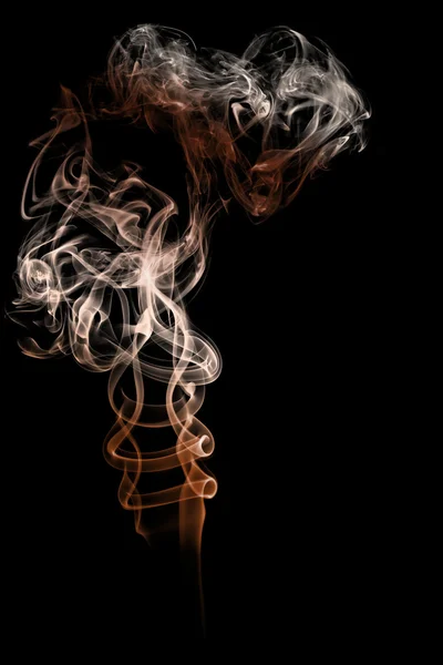 Brązowy dym. — Zdjęcie stockowe