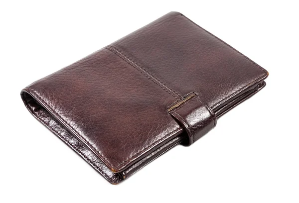 Läder plånbok. — Stockfoto