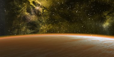 gezegen ve Bulutsusu.