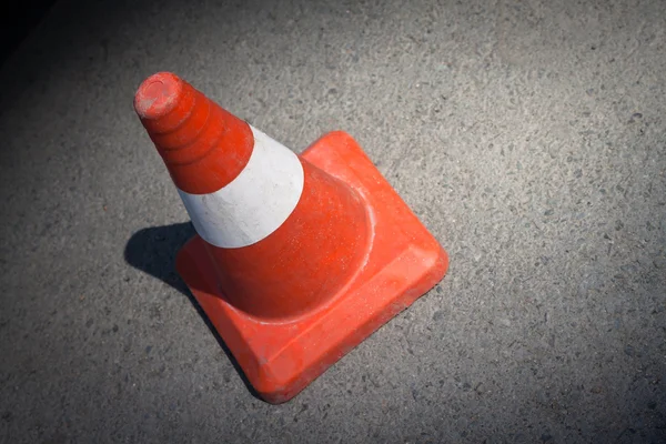 Cone de tráfego . — Fotografia de Stock