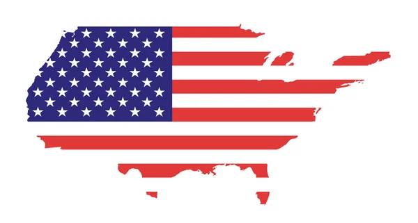 Amerikan Haritası. — Stok fotoğraf