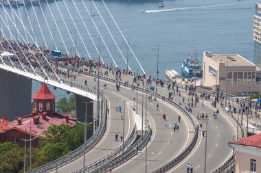 Vladivostok, Rusya Federasyonu - 7 Temmuz: flashmob 