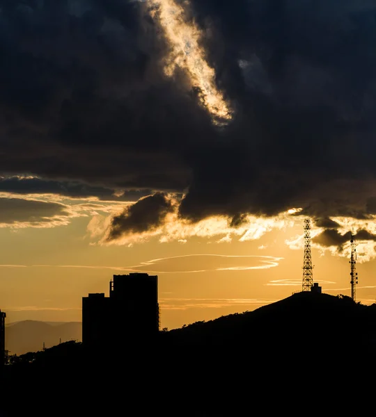 Solnedgång. — Stockfoto