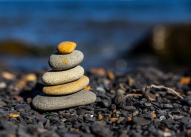 Zen taşı yığını.