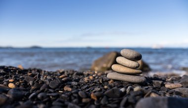 Zen taşı yığını.