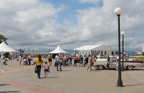 Festival Köyü "Pasifik meridyen". — Stok fotoğraf