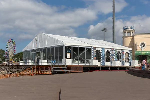 Festival Village "Pacific Meridian". — Stock Photo, Image