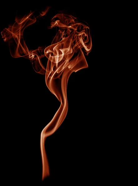 Orange smoke. — Stock Photo, Image