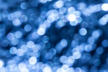 Mavi bokeh arkaplanı.