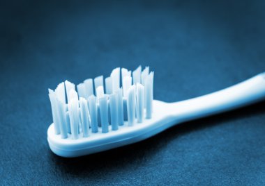 diş fırçası. tonlu görüntü.