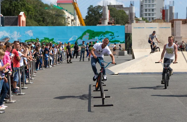 Mezinárodní festival "sportovní kolem" Tichomoří open. — Stock fotografie