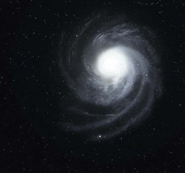 Galaxia espiral en el espacio . — Foto de Stock