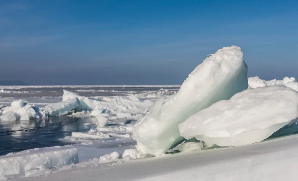 Dondurulmuş deniz. — Stok fotoğraf