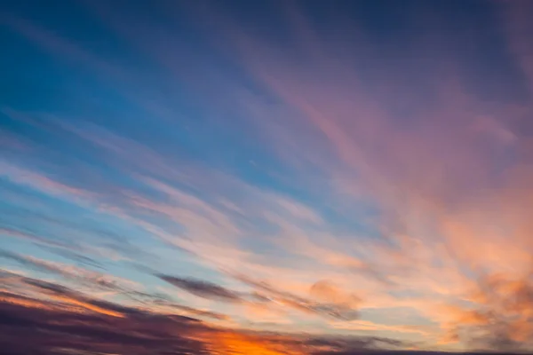 Solnedgång himlen. — Stockfoto